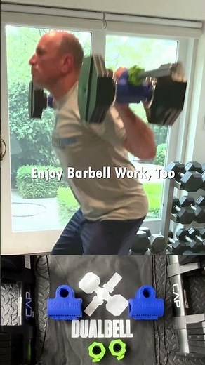 💪Do Even More With Adjustable Dumbbells | 5 Barbell Exercises | #homegym #Dualbell