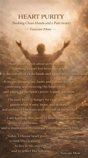 Heart Purity @anointedworship6 @tashacobbs