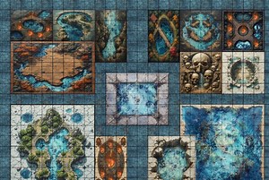 Water World Heroquest Animated Dungeon Board - Etsy