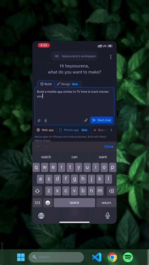 You don't even need a laptop for coding! Just use your phone with @replit