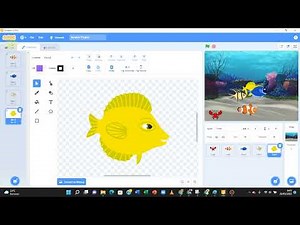 Tutorial Membuat Animasi Ikan di Akuarium, #2 Kelas 6
