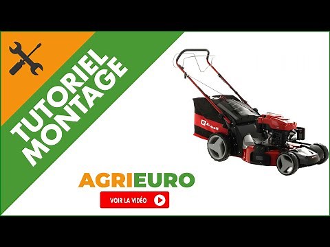 Tondeuse à gazon tractée Einhell GC-PM 56/2 S HW - 4 en 1 avec moteur 173 cm³ - Montage complet