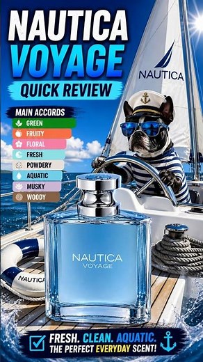 Nautica Voyage Edt Quick Review 🌊⛵👇The EASIEST Summer Fragrance Ever