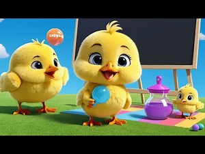 🐣 Chick Becomes a Scientist | 3D Animated Nursery Rhyme for Kids