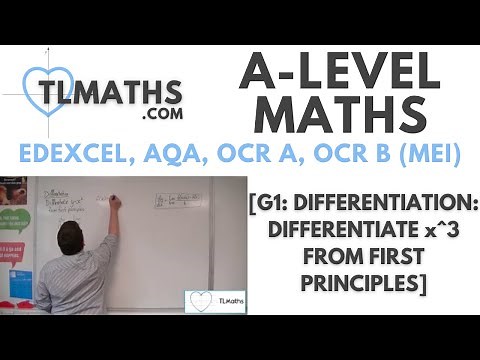 A-Level Maths: G1-14 [Differentiation: Differentiate x^3 from First Principles]