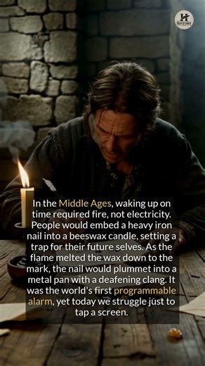 The Medieval Candle Alarm: How a Nail Woke Up the Middle Ages