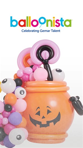 Brew some balloon magic this Halloween! 🎃 Watch how we create a spooky-cute Halloween cauldron using Gemar balloons — perfect for parties, shop windows, or seasonal events. It’s fun, creative, and easier than you think. 🧪✨ 💜Try it yourself and tag us to show off your balloon spells. | Gemar Balloons