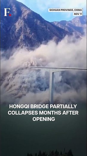 China: Hongqi Bridge Collapses In Sichuan Province | N18G