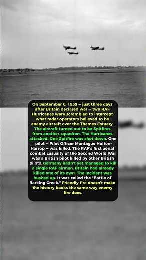 The First RAF Casualty of WW2 Was a Spitfire Pilot — Killed by Another Spitfire, Not by Germany