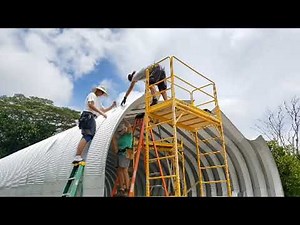 Hawaii Steel Building Assembly Timelapse | SteelMaster Buildings