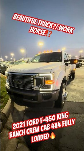 2021 Ford F-450 Super Duty King Ranch 4x4 Dually - The Ultimate Heavy-Duty Workhorse? #forsale