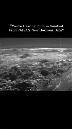 RocketVerse on Instagram: "What you’re hearing isn’t music or imagination—it’s Pluto translated into sound using real data collected by NASA’s New Horizons spacecraft. As the probe flew past Pluto in 2015, it captured detailed information about the dwarf planet’s surface, atmosphere, brightness, and composition. Scientists then converted these numerical values into audio tones, a process called data sonification, where changes in terrain, altitude, and reflectivity become shifts in pitch and rhy