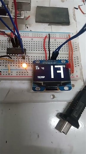 oled display + NTC + attiny84 v2