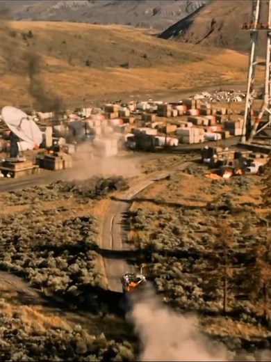 Giant Wolf Attack Scene