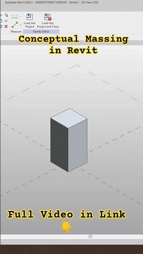 Conceptual Massing in Revit #architecture #massing #revit #bim #revittutorial