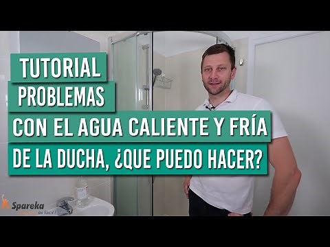 Mi ducha tiene problemas con los ajustes de agua caliente y fría, ¿qué puedo hacer?