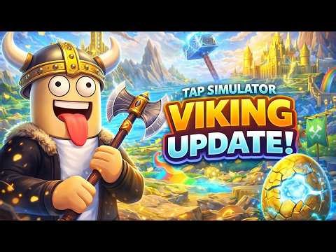 Tap Simulator VIKING UPDATE! New World + Egg + CLANS (GIVEAWAY!)