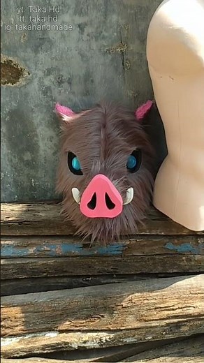 inosuke mask kimetsu no yaiba #demonslayer #inosukehashibira #inosukecosplay