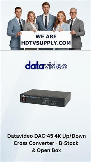 Datavideo DAC-45 4K Up/Down Cross Converter - B-Stock & Open Box