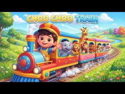 Choo Choo Train 🚂 | Fun Animal Train Song for Kids | Danny & Friends | Nursery Rhymes