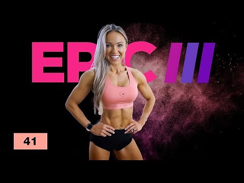 ENGAGING Glutes and Core Workout - Dumbbells | EPIC III Day 41