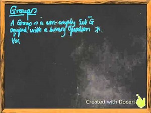 Group Theory - Introduction