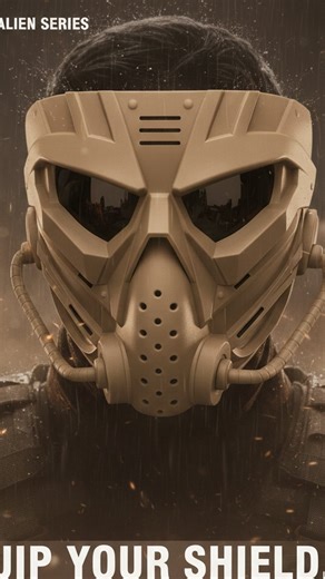 Upgrade your loadout today! 🔥 The Alien Mask is back in stock. Lightweight, durable, and looks absolutely beast. Hit the link in bio to grab yours! 🔗 #tiktokshop #giftforhim #coolstuff #musthave #airsoftinternational #tacticalfashion #unboxing #shopnow #protectionmask