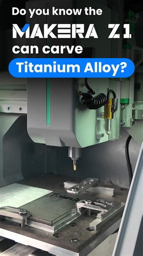 Makera on Instagram: "Did you know Makera Z1 can handle extreme precision and stability even on challenging materials? ⚙️ That’s right — the Makera Z1 is built for performance and reliability. Every curve, every detail, every run — steady and precise. 💪 It’s small in size but big on capability. 🎁 Black Friday Fest is on! Get your Z1 and claim this week’s exclusive rewards! 👉https://www.kickstarter.com/projects/makera-inc/makera-z1-entry-level-cnc-pro-level-power?ref=befjoc ⚙️ This demonstrati