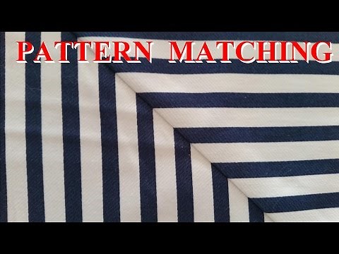 How to pattern match fabric seams