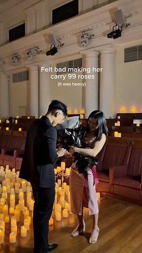 Romantic Candlelight Proposal | She Said Yes!
