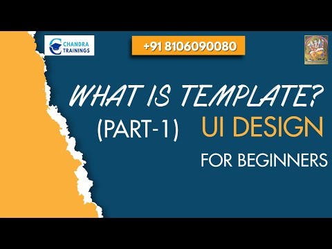 WHAT IS TEMPLATE? UI DESIGN (Part-1) || Call +91 8106090080 || Pega HandsOn || Pega Trainings