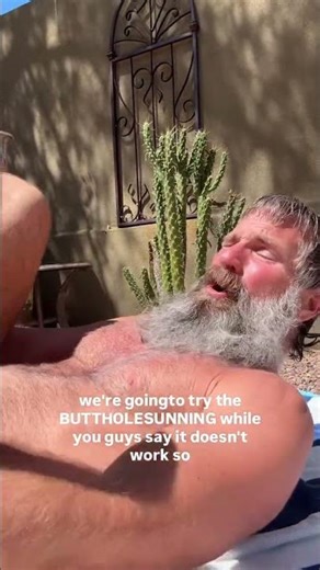 #buttholesunning for vitality, virility and VICTORY 💪