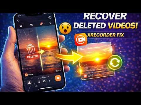 How to Restore Deleted Videos on the XRecorder Screen App on Android Devices