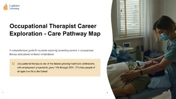Occupational Therapist Career Exploration - Care Pathway Map Lesson Grades 4-12