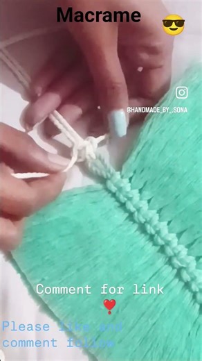 macrame Dori making #macrame #handmade #makeuptutorial