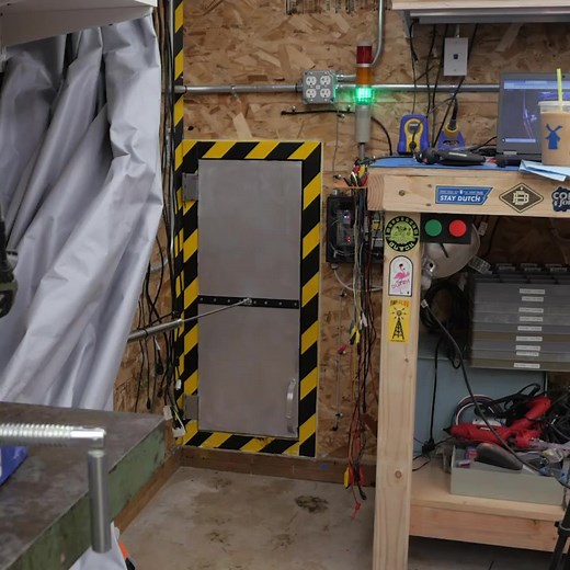 Automatic Pneumatic Dog Door Creation