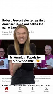 THATS MY CITY!! We just stay winning over here in Illinois! FLY THE W BABY!! (Im not religious. Hopefully he keeps being progressive 🤞) • #conclave2025 #pope | GWizzle - Gianna Marie