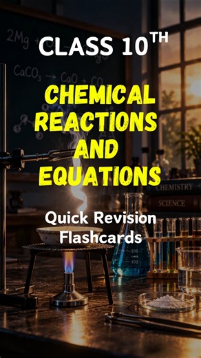 Class 10 Science Chapter 1 – Chemical Reactions and Equations | Most Imp. Topics for Board Exams