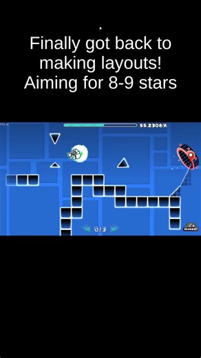 Making a gd level (Pt. 1) #geometrydash #gd #gaming