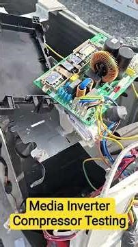 Midea Inverter Compressor Testing ⚡ Quick Guide #Shorts
