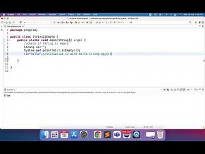 Check String is Empty | Java Program