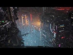 Futuristic Industrial Ambient Sounds for Relaxation | Sleep 💤 Stress Relief | Cyber City