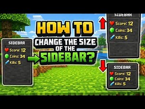 How to change the size of the sidebar‼️