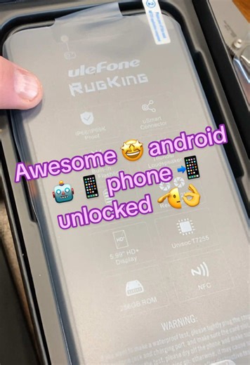 Ulefone RugKing Android 15 Rugged Phone,126dB Loudest Speaker,16GB 256GB,Built-in Glare Flashlight,9600mAh Big Battery,5.99'' HD & 910 nits Screen,50MP 8MP 2MP Camera,AI Pro,IP68 Water Proof,Global GPS,3-Card Slot,NFC,Fingerprint ID Unlock Smartphone 🥰🫡👌 click orange 🍊 shopping 🛒 cart link 🔗 to learn more about this and other technology offerings #ulefone #phone #unlockedphone #android #android15