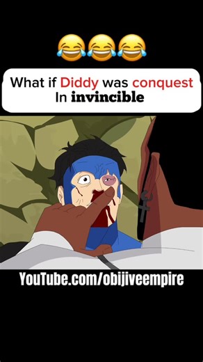 Obijive Empire Animation on Instagram: "What if Diddy was Conquest in Invincible? Too much baby oil. Too much smoke. One mission: violate the Invincible universe. April 18th — witness fear in 4K. #Invincible #Conquest #DiddyParody #DarkAnimation #AnimatedSkits #AdultAnimation #AmazonPrimeSeries #ObijiveEmpire #MarkGrayson #OmniMan #invincibleedit #InvincibleSeason2 #AnimationReels #FunnyAnimation #ParodyContent #ViralAnimation #InstagramAnimation"