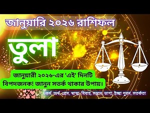 জানুয়ারী ২০২৬-এর 'এই' দিনটি তুলা রাশির জন্য বিপদজনক! জানুন সতর্ক থাকার উপায়। Libra January 2026