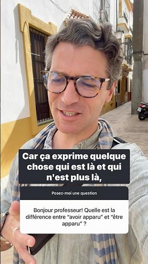 🇫🇷 ÊTRE ou AVOIR apparu ⁉️