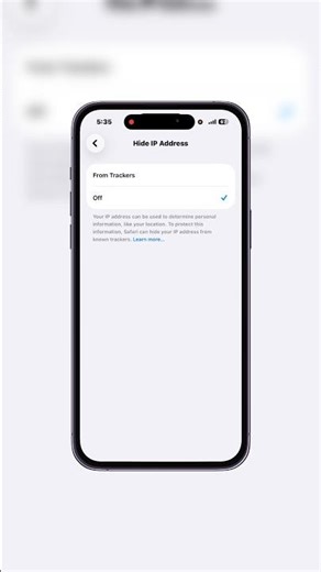 Hide IP Address on iPhone..? #short #iphone