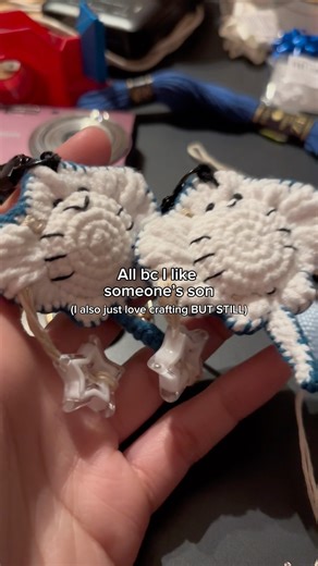 I made matching keychains #crafting #marchingkeychains #fypツ