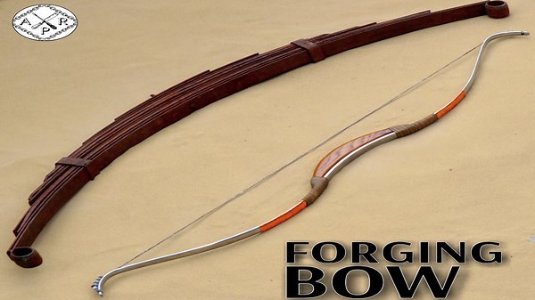 I forged a bow from rusted scrap metal 🔨